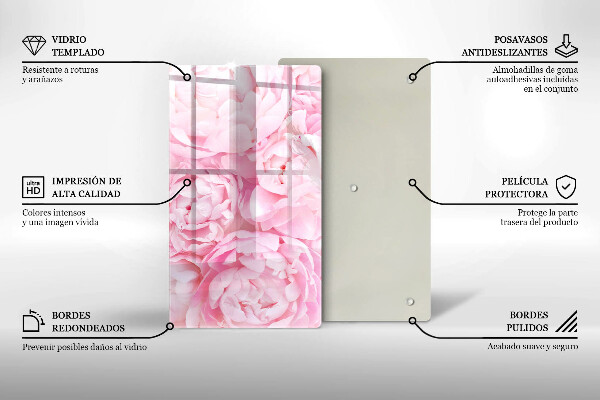 Zaščitna steklena plošča za štedilnik Nežne potonike