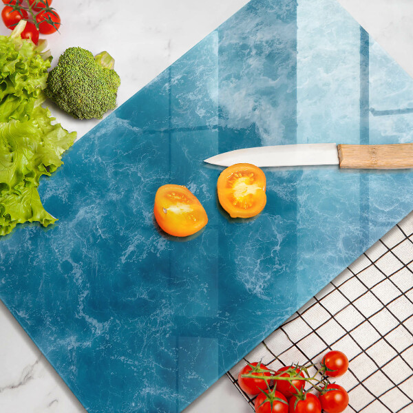 Zaščitna steklena plošča za štedilnik Modra voda