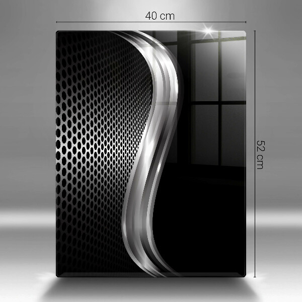 Zaščitna steklena plošča za štedilnik Kovinska konstrukcija