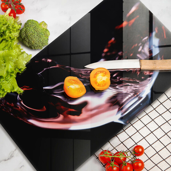 Zaščitna plošča za štedilnik Kozarec rdečega vina