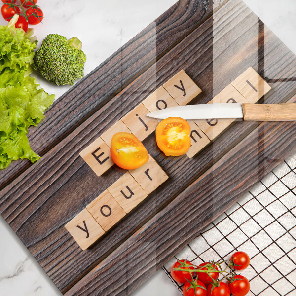 Zaščitna plošča za štedilnik Enjoy your meal