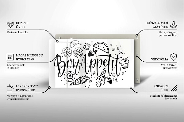 Zaščitna plošča za štedilnik Bon Appetit