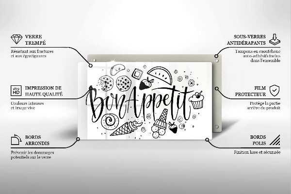Zaščitna plošča za štedilnik Bon Appetit