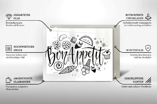 Zaščitna plošča za štedilnik Bon Appetit