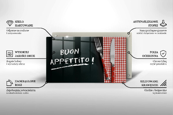 Zaščitna plošča za štedilnik Buon Appetito!
