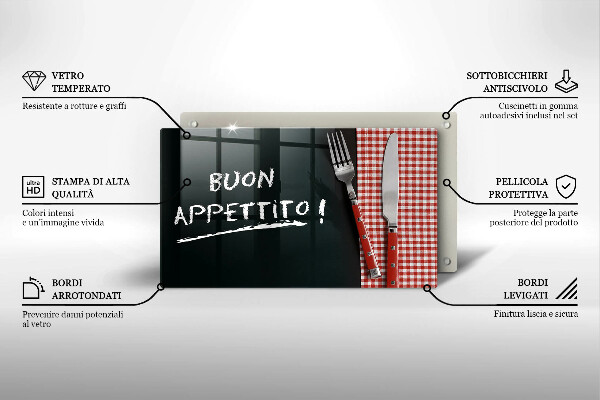 Zaščitna plošča za štedilnik Buon Appetito!