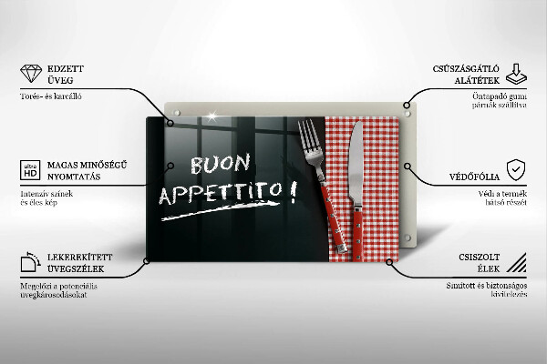 Zaščitna plošča za štedilnik Buon Appetito!