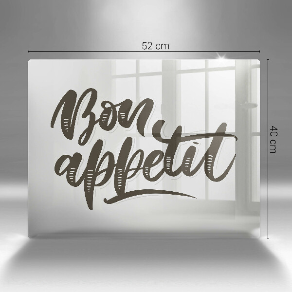 Zaščitna plošča za štedilnik Bon Appetit felirat