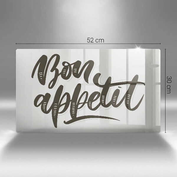 Zaščitna plošča za štedilnik Bon Appetit felirat