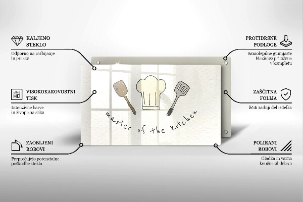 Zaščitna plošča za štedilnik Master of the Kitchen