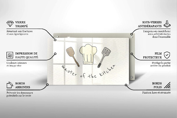 Zaščitna plošča za štedilnik Master of the Kitchen