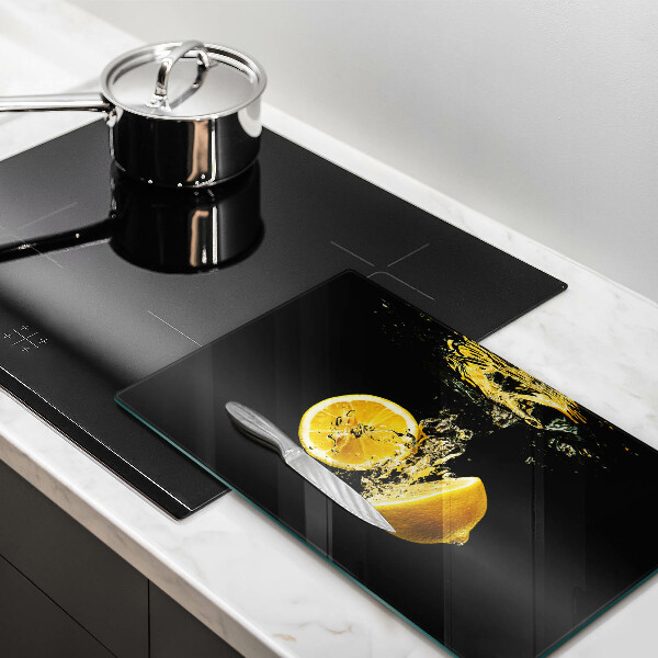 Zaščitna plošča za štedilnik Sočni sadeži limone