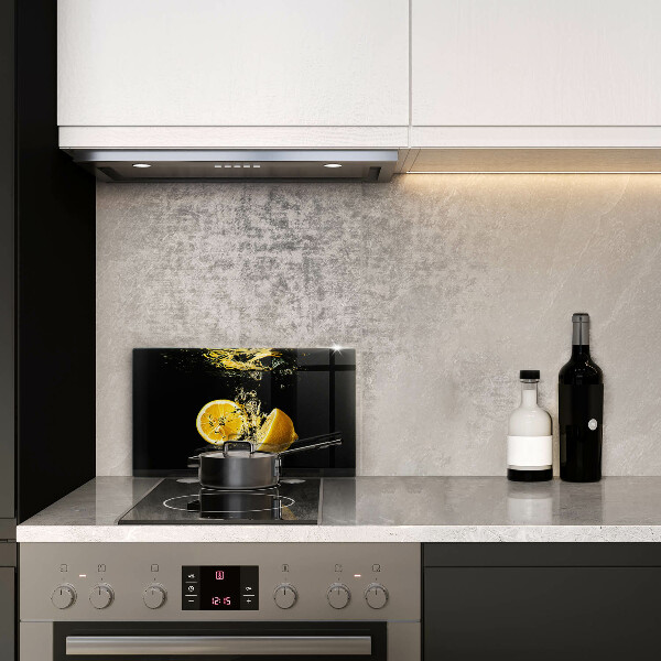 Zaščitna plošča za štedilnik Sočni sadeži limone