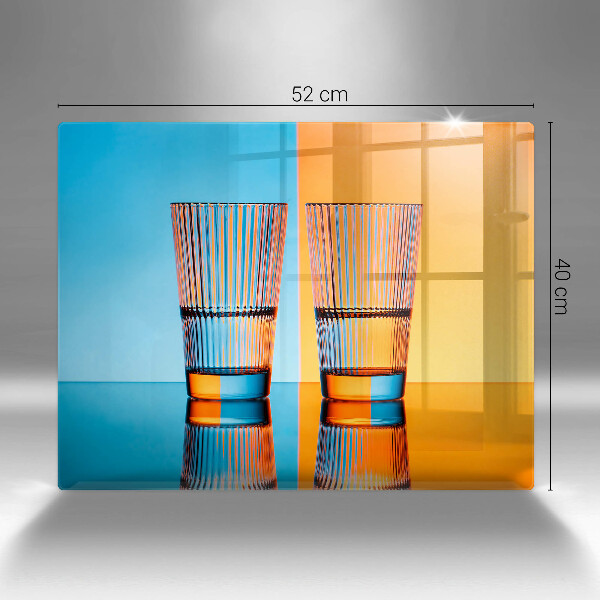 Zaščitna plošča za štedilnik Dva kozarca vode