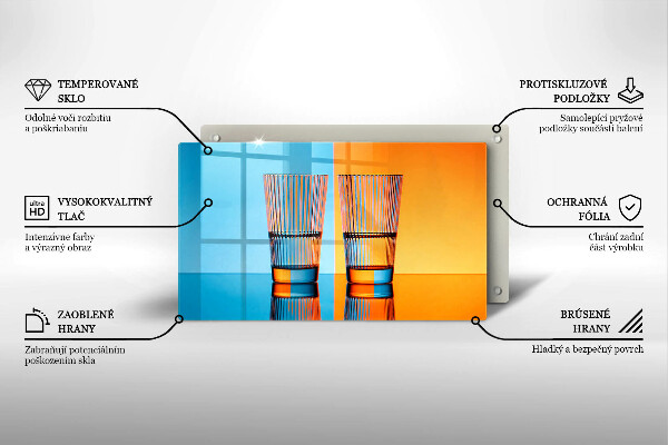 Zaščitna plošča za štedilnik Dva kozarca vode