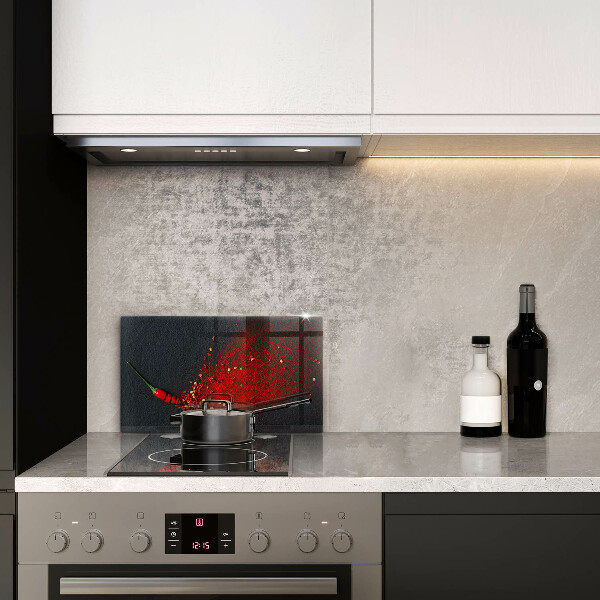 Zaščitna plošča za štedilnik Čili poper