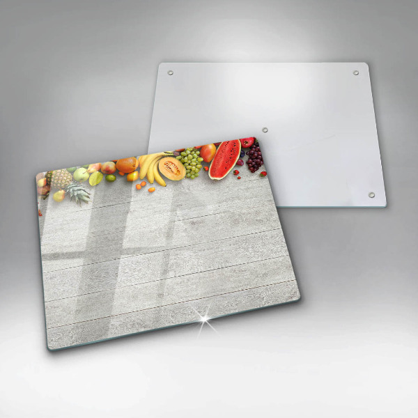 Zaščitna plošča za štedilnik Sadje na deskah