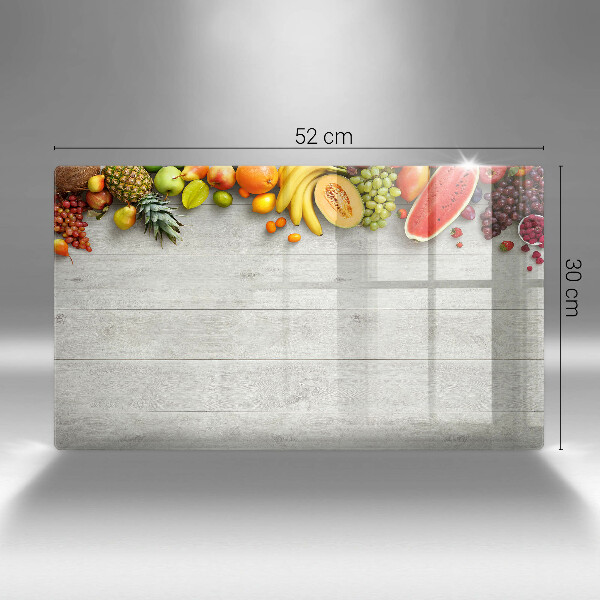 Zaščitna plošča za štedilnik Sadje na deskah