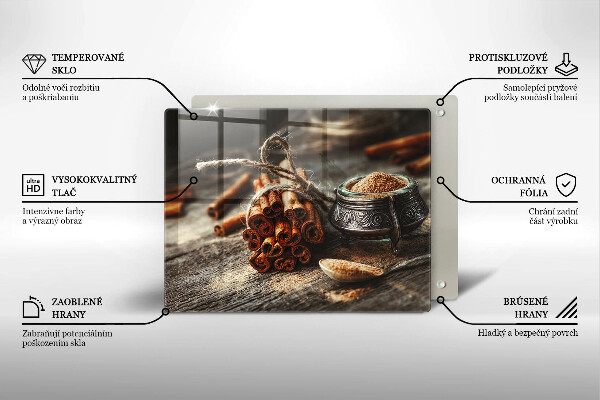 Zaščitna plošča za štedilnik Vaniljev strok