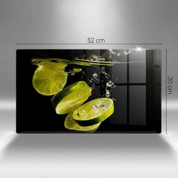 Zaščitna plošča za štedilnik Limete v vodi