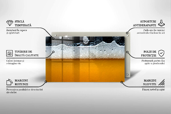 Zaščitna plošča za štedilnik Pijte pivsko peno