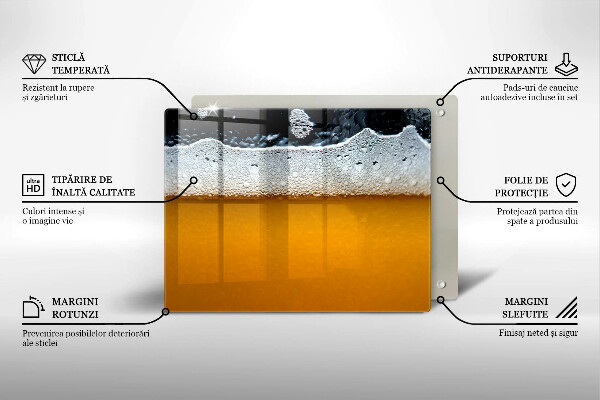 Zaščitna plošča za štedilnik Pijte pivsko peno