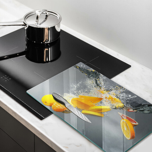 Zaščitna plošča za štedilnik Limone v vodi