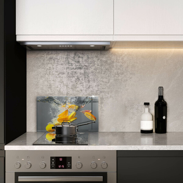 Zaščitna plošča za štedilnik Limone v vodi