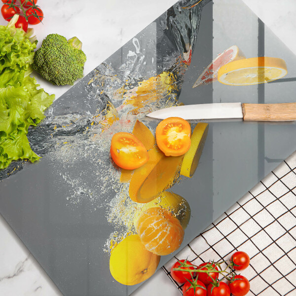 Zaščitna plošča za štedilnik Limone v vodi