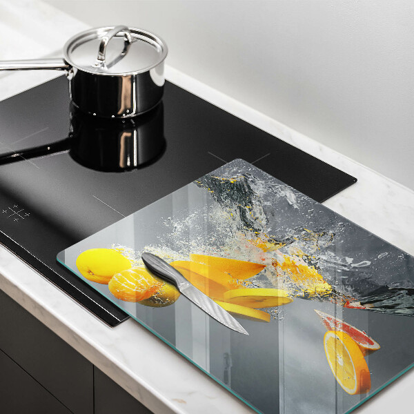 Zaščitna plošča za štedilnik Limone v vodi