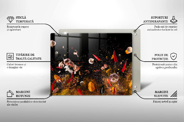 Zaščitna plošča za štedilnik Pekoče začimbe