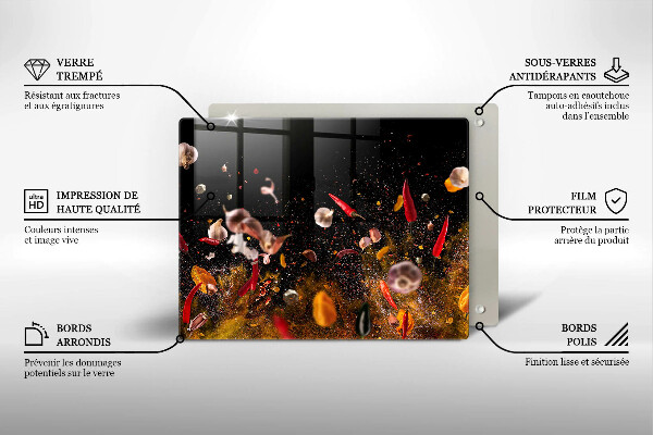 Zaščitna plošča za štedilnik Pekoče začimbe