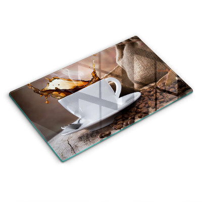 Zaščitna plošča za štedilnik Skodelica in kavna zrna