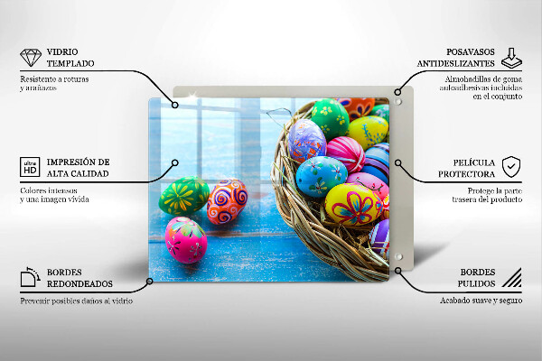 Zaščitna plošča za štedilnik Velikonočna jajca Velikonočna jajca