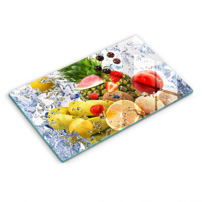 Zaščitna plošča za štedilnik Sočno sadje in voda