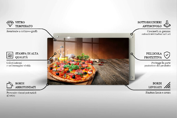 Zaščitna plošča za štedilnik Italijanska pica