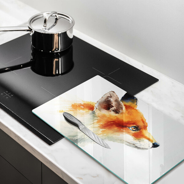Zaščitna plošča za štedilnik Pobarvana lisica