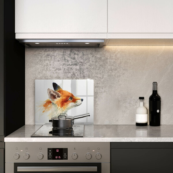 Zaščitna plošča za štedilnik Pobarvana lisica