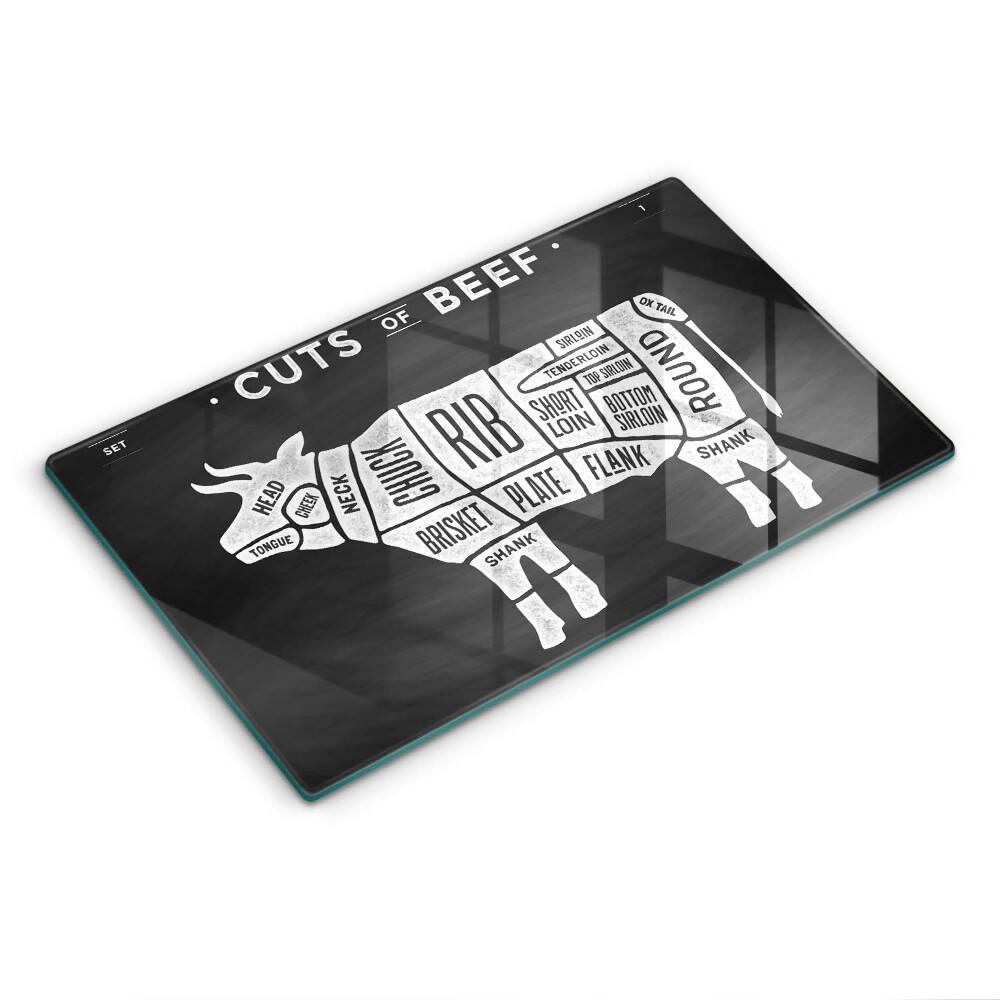 Zaščitna plošča za štedilnik Govedina iz kravjega mesa