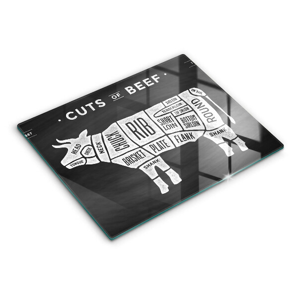 Zaščitna plošča za štedilnik Govedina iz kravjega mesa