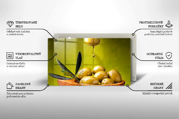 Zaščitna plošča za štedilnik Okusne olive