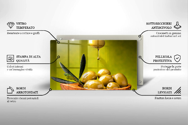 Zaščitna plošča za štedilnik Okusne olive