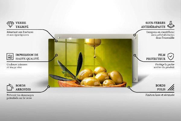 Zaščitna plošča za štedilnik Okusne olive