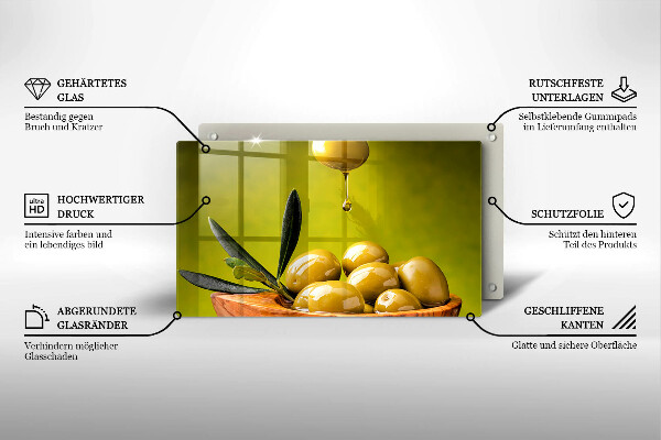 Zaščitna plošča za štedilnik Okusne olive