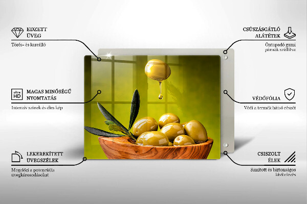 Zaščitna plošča za štedilnik Okusne olive