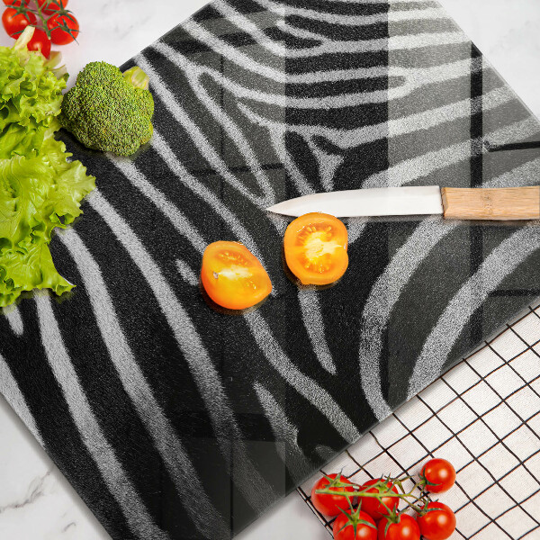 Zaščitna plošča za štedilnik Zebraste črte