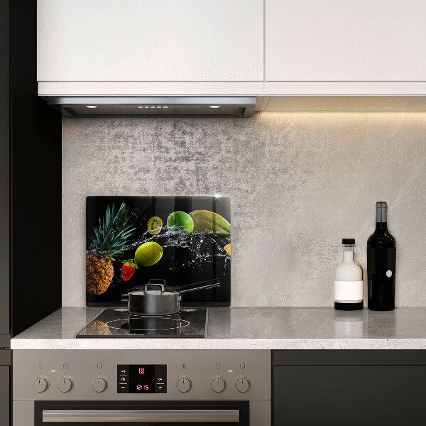 Zaščitna plošča za štedilnik Sadje v vodi