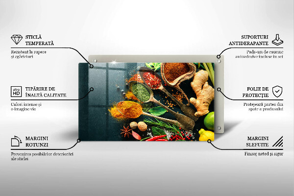 Zaščitna plošča za štedilnik Kuhinjske začimbne žlice