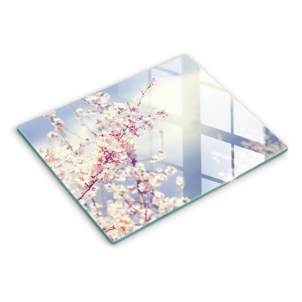 Zaščitna plošča za štedilnik Cvetoče drevo