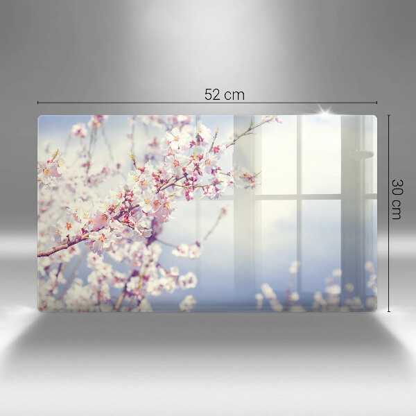 Zaščitna plošča za štedilnik Cvetoče drevo